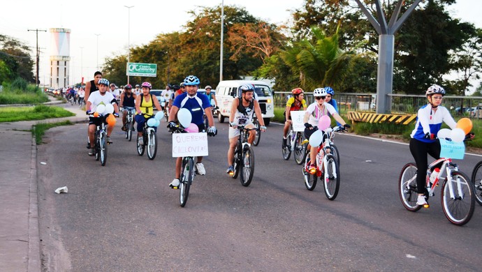 notícia: Passeio ciclístico inicia programação de inauguração da Ponte do Rio Matapí