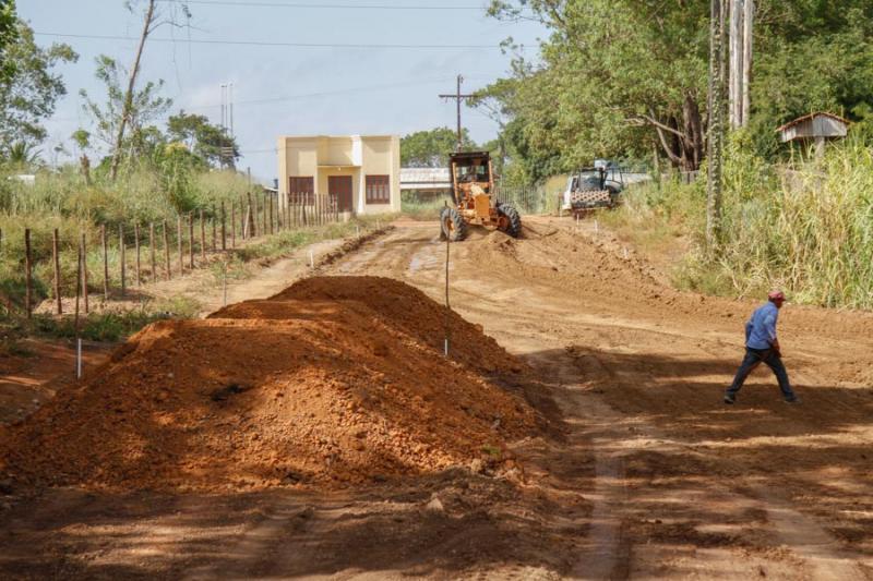 notícia: Setrap reforça manutenção nos ramais das comunidades rurais