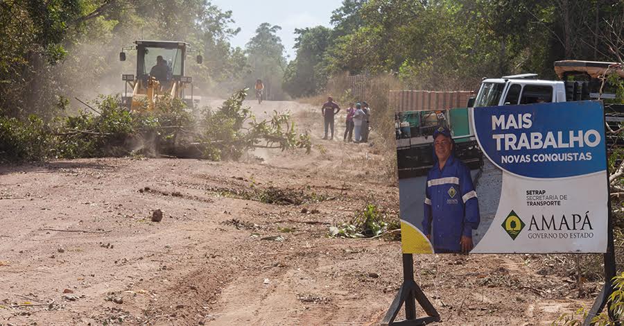 notícia: Setrap inicia obras de pavimentação na Rodovia da Integração