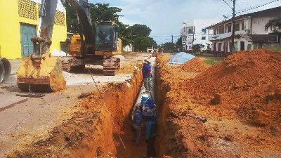 notícia: Estado intensifica obras de mobilidade urbana no município de Santana