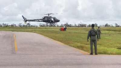 notícia: GTA passa por treinamento para combate a incêndios no Amapá