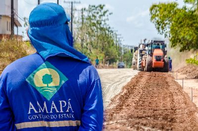 notícia: Estado inicia obras em ramal de acesso ao Goiabal, em Macapá