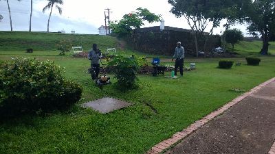 notícia: Parque do Forte recebe serviços de manutenção e paisagismo