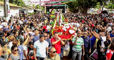 notícia: Mazaganenses e visitantes prestigiam manhã de fé e devoção no Dia de São Tiago 