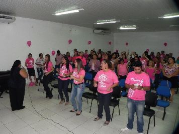 notícia: Dia D contra o câncer de mama na FCria é marcado por palestras de saúde e motivacionais