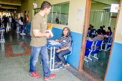 notícia: Candidatos prestam prova prática para o cargo de delegado de Polícia Civil