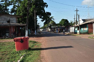 notícia: Prefeitura de Amapá inicia limpeza da cidade por meio de convênio com o Estado