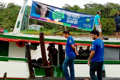 notícia: Programa Amapá Jovem chega à região do Bailique 