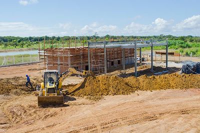 notícia: Obras da Unidade Fixa de Prevenção do Hospital de Barretos chegam a 35% 