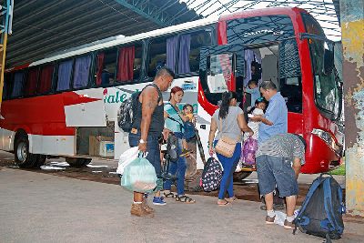 notícia: Terminal Rodoviário registra aumento de 60% nas viagens intermunicipais no fim de ano