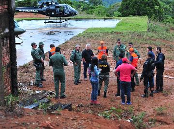 notícia: Estado e União monitoram obras de emergência em barragem no Lourenço