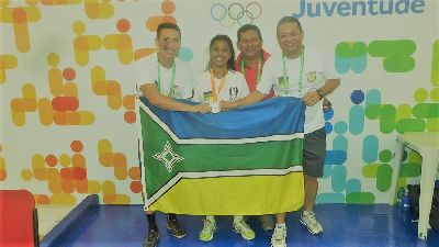 notícia: Amapá conquista medalha de prata no badminton nos Jogos Escolares da Juventude no RN