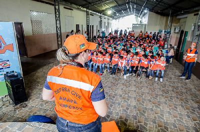 notícia: Projeto Defesa Civil nas Escolas inicia atividades na José de Alencar