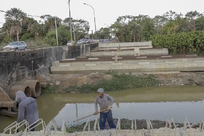 notícia: Governo inicia terraplanagem de cabeceiras da ponte sobre a Lagoa dos Índios