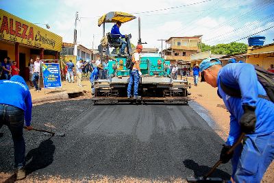 notícia: Santana começa a receber 38 Km de pavimentação asfáltica