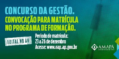 notícia: Concurso Gestão: candidatos são convocados para matrícula no programa de formação