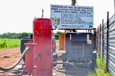 notícia: Construção da nova ponte da Lagoa dos índios depende de interdição parcial da Duca Serra