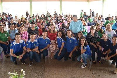 notícia: Estado implanta modelo de tempo integral na Escola Elias Trajano, de Porto Grande