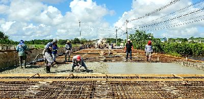 notícia: Governo finaliza mais uma etapa da construção da nova ponte sobre a Lagoa dos Índios