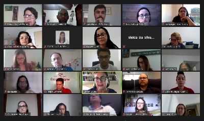 notícia: Iniciativas educacionais do Amapá são apresentadas em reunião virtual sobre colaboração na alfabetização