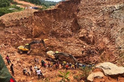 notícia: Bombeiros encerram buscas na área do deslizamento em garimpo do Lourenço: três sobreviventes e três mortos