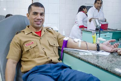 notícia: Doação de sangue: Bombeiros participam de campanha do Carnaval