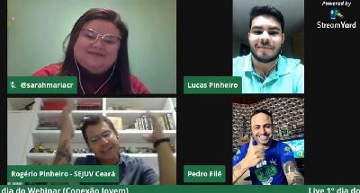 notícia: Amapá é referência na gestão de políticas para juventude em webinário do Ceará