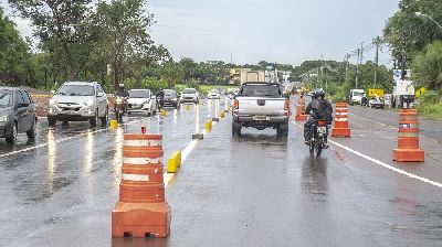 notícia: Correção asfáltica melhora tráfego em trecho da Nova Duca Serra