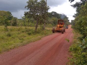 notícia: Governo do Estado avança nos serviços de manutenção em ramais da região do Matapi