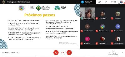notícia: Em encontros on-line, escolas estaduais realizam jornada pedagógica e debatem Novo Ensino Médio