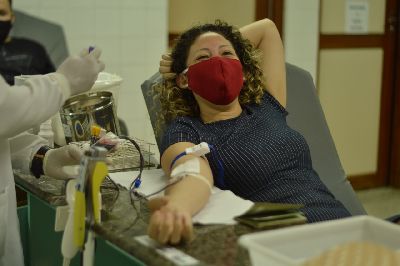 notícia: Hemoap homenageia fidelizados no Dia Mundial do Doador de Sangue