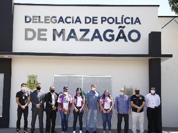 notícia: Governo do Amapá inaugura nova Delegacia de Polícia de Mazagão