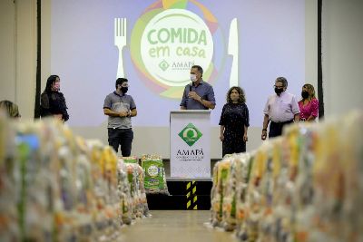 notícia: Comida em Casa: Governo do Amapá entrega alimentos para trabalhadores