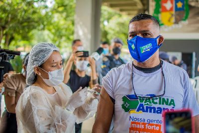 notícia: Covid-19: Amapá inicia imunização de servidores das forças de segurança e salvamento