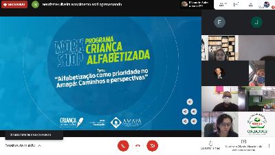 notícia: Workshop debate ações e perspectivas para a alfabetização das crianças na idade certa no Amapá