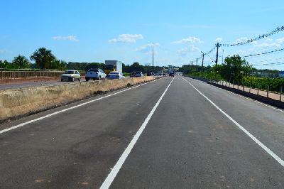 notícia: Ponte da Lagoa dos Índios: Governo do Amapá faz alteração no trânsito para continuidade da obra