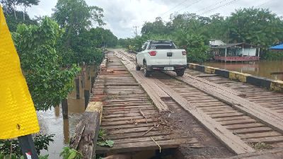 notícia: Ponte do Anauerapucu será interditada para reforma