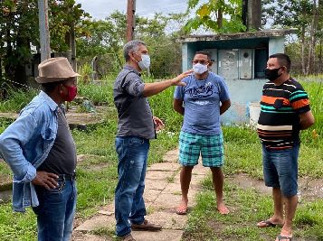 notícia: Caesa apresenta avanço na ativação de novo poço a líderes comunitários da Fazendinha