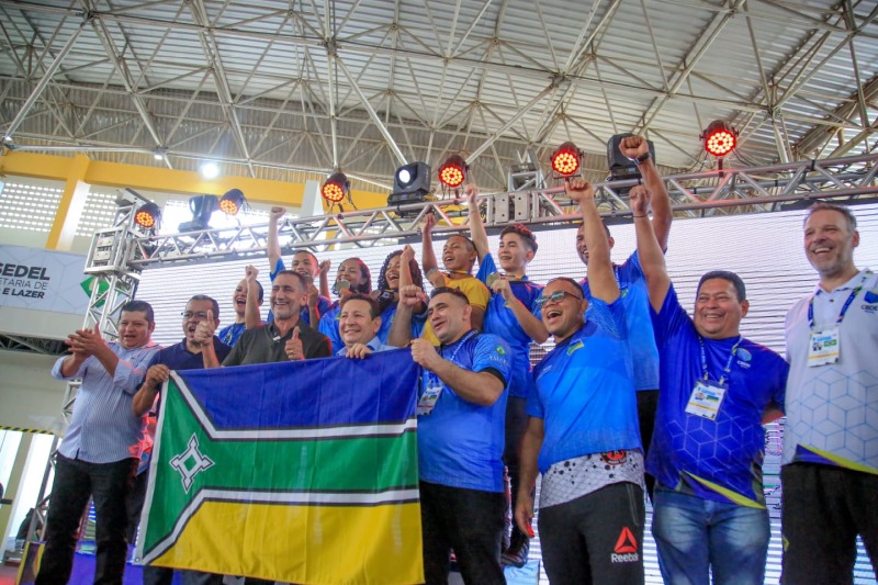 notícia: Gymnasiade: Amapá conquista quatro medalhas de ouro na modalidade wrestling