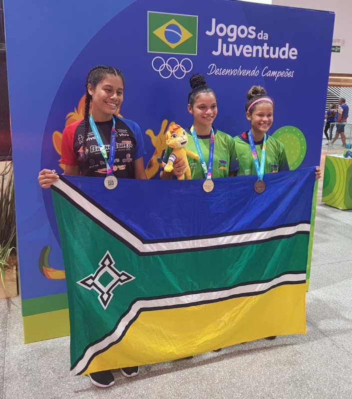 notícia: Amapá brilha no taekwondo feminino com medalha nos Jogos Escolares da Juventude 