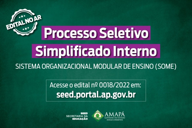 notícia: Governo do Estado abre processo seletivo interno para atuação no sistema de ensino modular