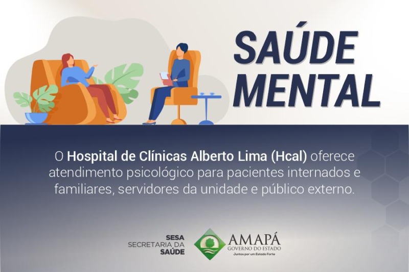 notícia: Saúde mental: Hcal disponibiliza atendimento psicológico para pacientes, servidores e público externo