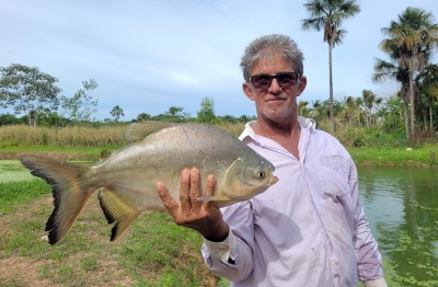 notícia: ‘Queremos mostrar para outros produtores que é possível viver da criação de peixes’, diz empreendedor beneficiado com incentivos do Governo do Amapá