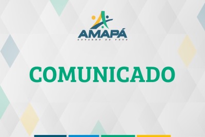 notícia: Comunicado: Governo do Amapá decreta ponto facultativo na sexta-feira, 8