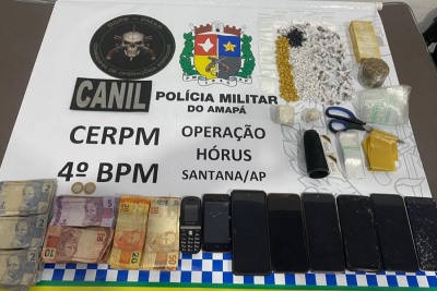 notícia: Segurança Pública fecha 1ª fase da Operação Hórus em Santana com prisões, apreensão de arma, drogas e sem registro de homicídios