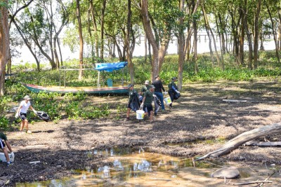 notícia: Governo do Amapá e voluntários ambientais recolhem 8 toneladas de lixo do rio Amazonas