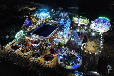 notícia: 52ª Expofeira do Amapá apresenta parque de diversões com mais de 20 tipos de brinquedos radicais e infantis