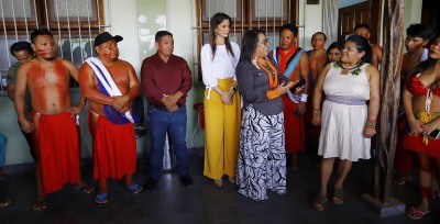 notícia: No Amapá, ministra Sônia Guajajara visita instituições voltadas aos povos indígenas 