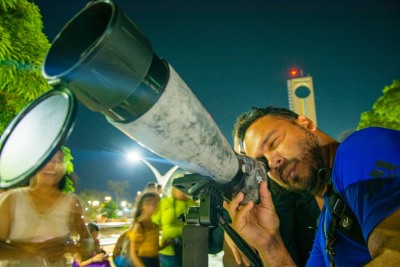 notícia: Eclipse Solar Anular poderá ser observado no Monumento Marco Zero do Equador neste sábado, 14