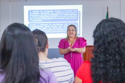 notícia: Escola de Saúde Pública do Amapá promove curso de qualificação sobre gestação de alto risco